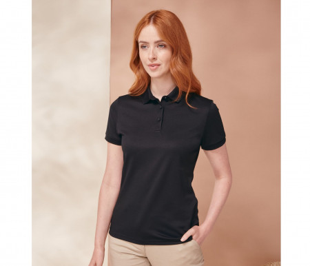 LADIES' RECYCLED POLYESTER POLO SHIRT