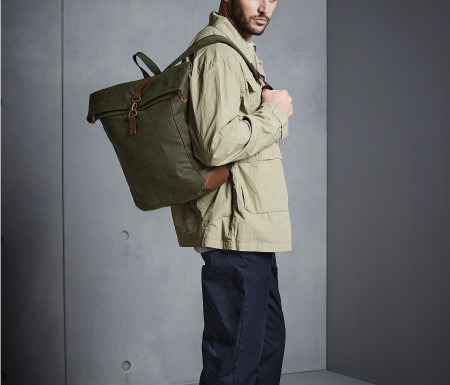 HERITAGE WAXED CANVAS BACKPACK