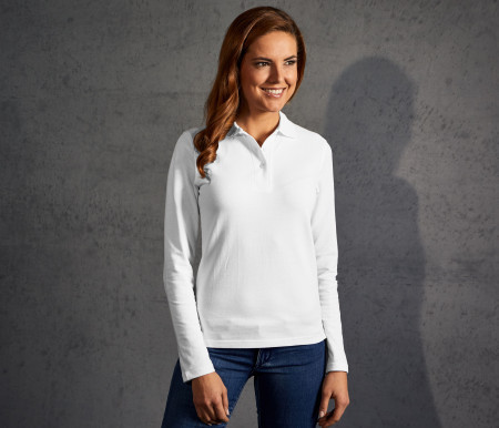 WOMEN’S LONG SLEEVE HEAVY POLO SHIRT