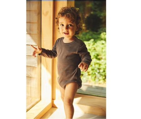 BABIES LONG SLEEVE BODYSTOCKINGS