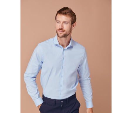 MEN'S LONG SLEEVED STRETCH SHIRT